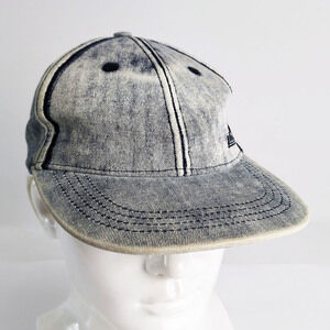 Brimmz Acid Wash Denim Snapback Baseball Hat Ball Cap, Adult Large Streetwear